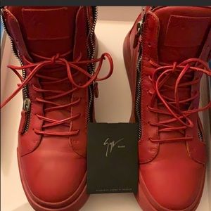 Giuseppe Zanotti Red Leather